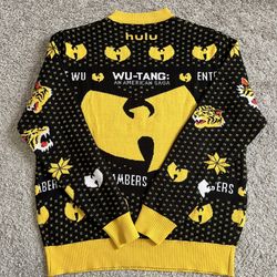 🔴 Wu-Tang Sweater Size XL Hulu x WuTang Collab Xmas Christmas Ghostface Killah