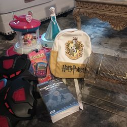 HARRY POTTER BACKPACK & FROZEN & PAW PATROL LAMP & MORE STUFF 