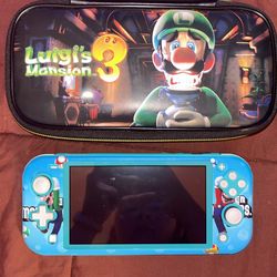 Nintendo Switch Lite (come with case and travel case)  NO CHARGER PRICE IS FIRM 