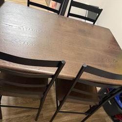 4 Chair Dining Room Table