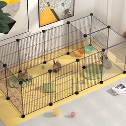 Pet Playpen Cage with Door for Indoor Outdoor Small Animal Guinea Pig Puppy Kitty Bunny Turtle New condition  