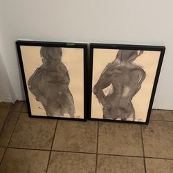 Nude Wall Art Frames by Arthur Krakower