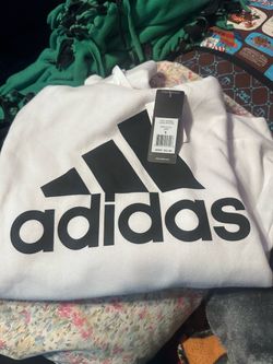White mens Small Adidas Hoodie