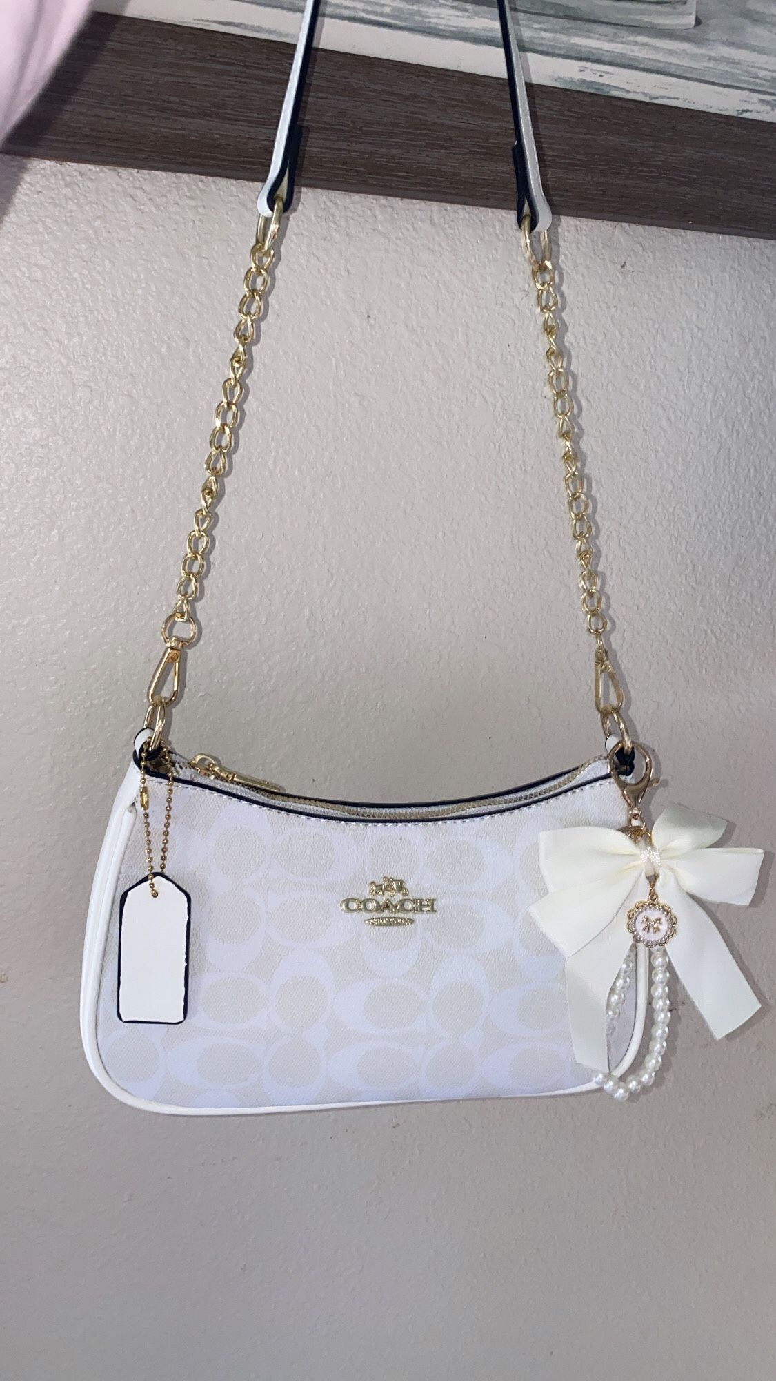 White Coach Purse New