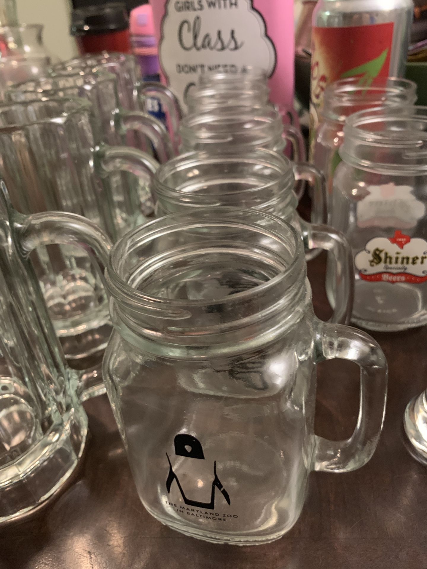 Mason Jar Mugs/Beer Glass Cups