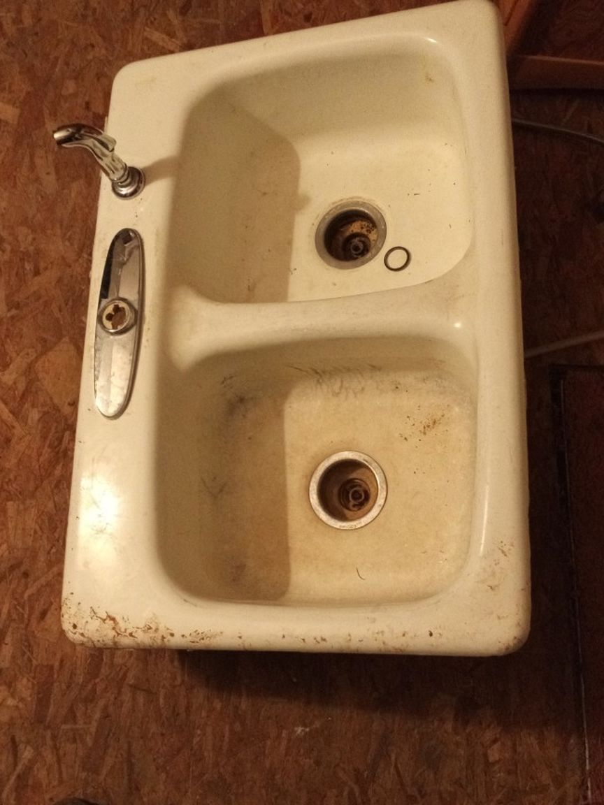 cast iron sink