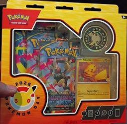 POKEMON TGC 2026 30TH ANNIVERSARY POKEMON DAY PIKACH PROMO 3 PACK  FACTORY SEAL