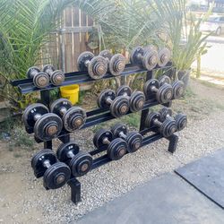 920lbs Dumbbells 10lb-75lb With Dumbbell Rack 