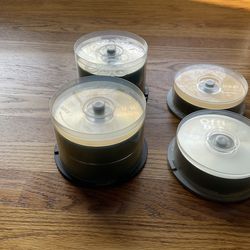 Blank CD-R and DVD-RW discs