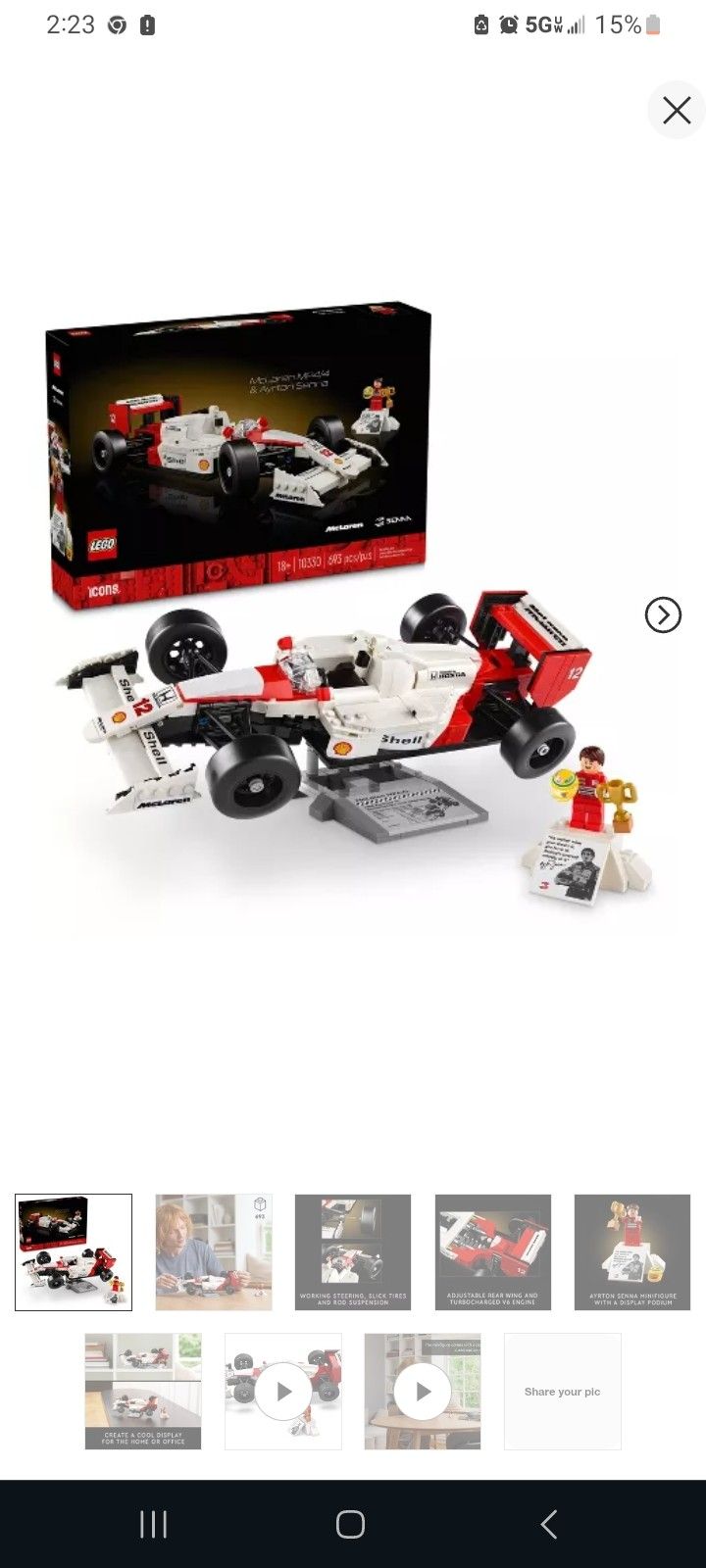 New Mclaren Lego
