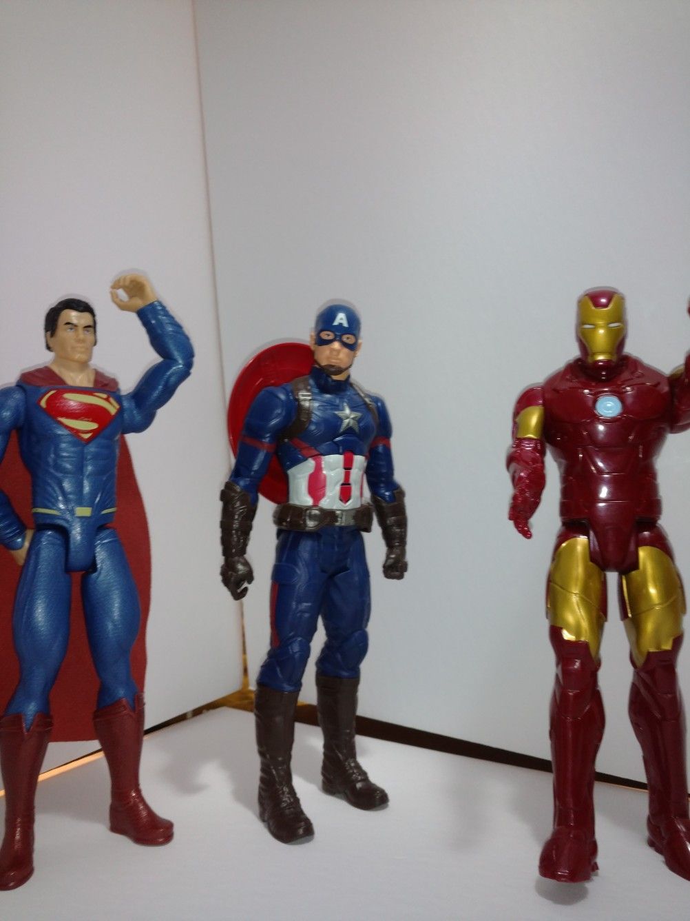 Iron Man, Superman, Captain America