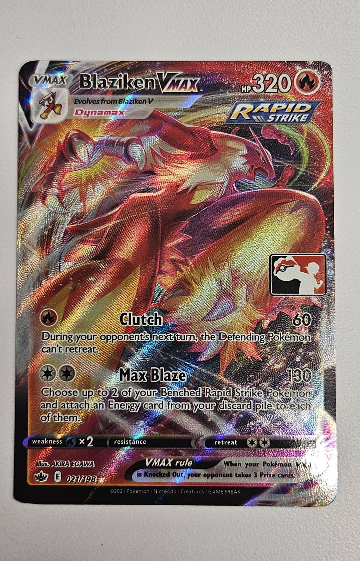 Blaziken Vmax Prize Pack Edition