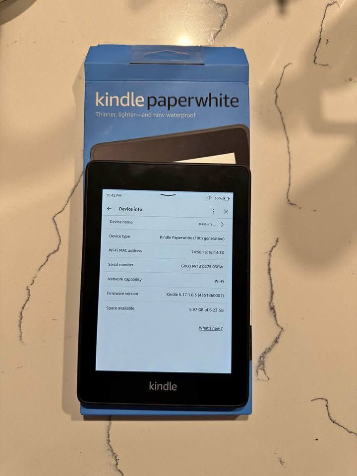 Kindle Paperwhite
$100
