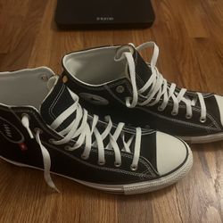 New Men Size No : 13 Black Chuck Taylor Style Shoes