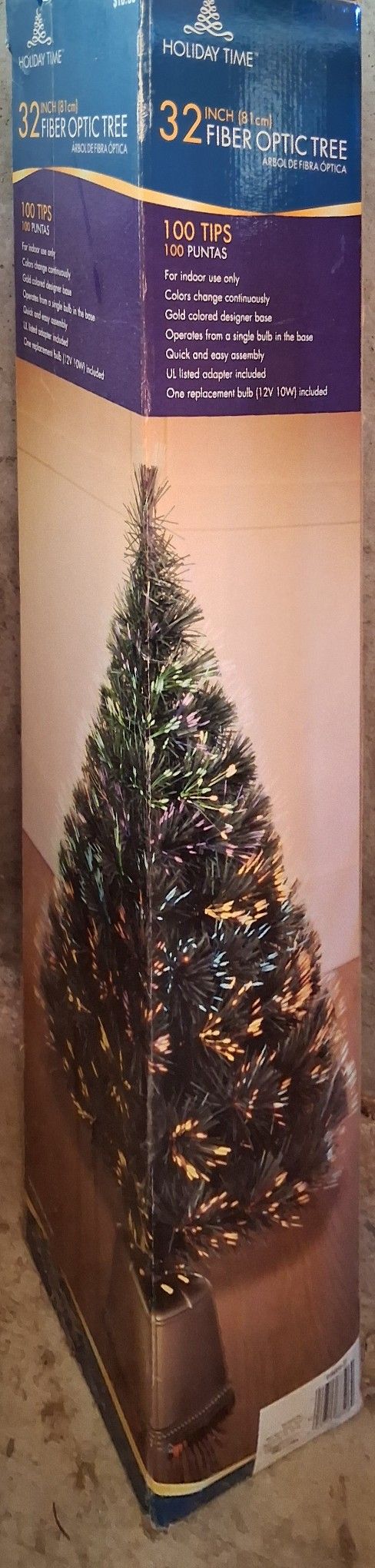 Vintage 32" Fiber Optic Christmas Tree