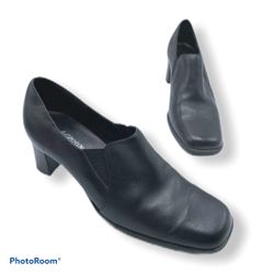 Aerosoles Ecstatic Slip On 8.5 Block Heels