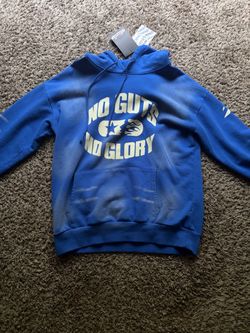 Hellstar No Guts No Glory Blue Hoodie
