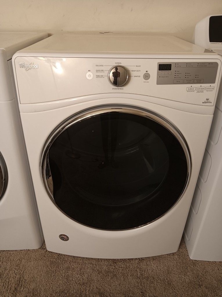 White Whirlpool Dryer