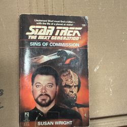 Star Trek: The Next Generation #29 – Sins of Commission by Susan Wright (1994, Pocket Books)