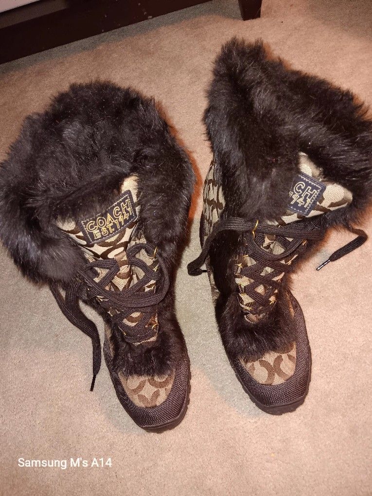 Gently Used Coach Boots