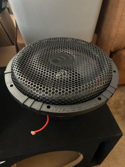 Massive audio Gt12. 12”subwoofer 500rms-1000