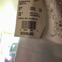 Size 12 Wedding Gown (New With Tag)