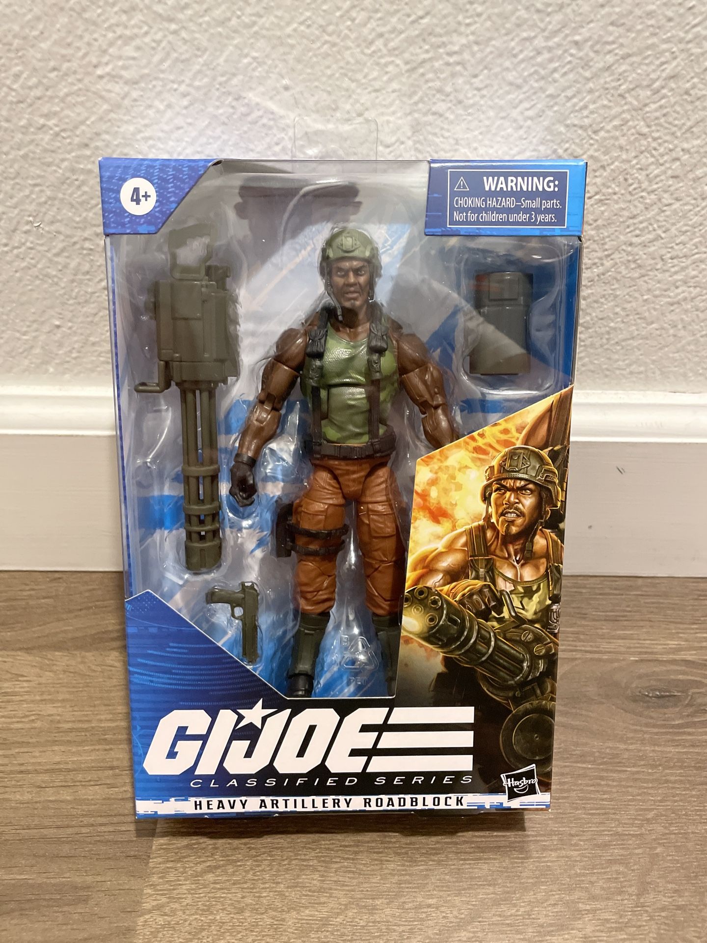 Joe Classified Series Heavy Artillery Roadblock Action Figure