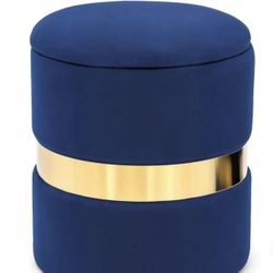 Round Stool Blue $40 Obo 