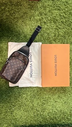Authentic Louis Vuitton Avenue Sling Bag Monogram Eclipse Like New Condition