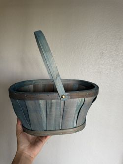 Blue Easter Basket
