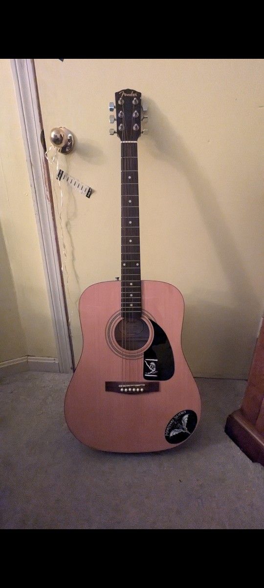 Fender acoustic guitar