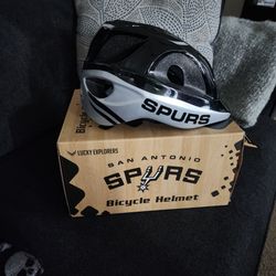 Lucky Explorers Kids San Antonio Spurs Bicycle Helmet Size S (52 - 56cm)