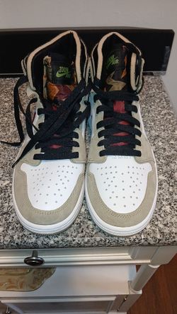 Air Jordan 1 Zoom CMFT "Neutral Olive Cherrywood"