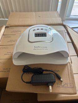 Wholesale SUN X5 MAX LED/UV Nail Lamps – 20 Units per Case