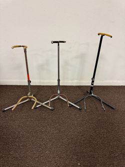 Vintage Guitar Stands – Set of 3