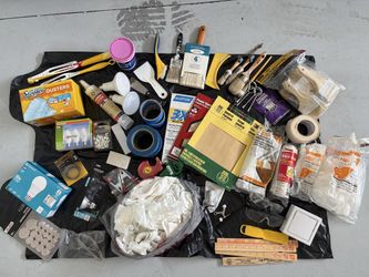 Household home painting supplies lot