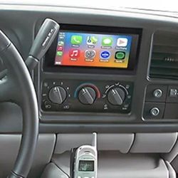 QLED Radio for Chevy GMC Buick Cadillac 1995 _ 2002,8 core Touch Screen Stereo Upgrade,Wireless carplay & Android Auto,Free Backup Camera
