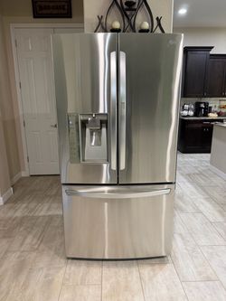 LG stainless steel refrigerator