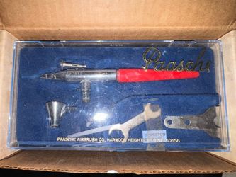 LIKE NEW! Vintage Paasche Airbrush Kit Tools