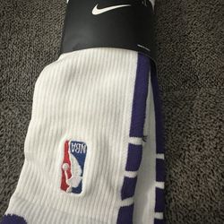 NBA socks WHITE & Purple 