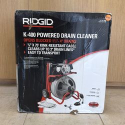 RIDGID K-400 POWERED DRAIN CLEANER
