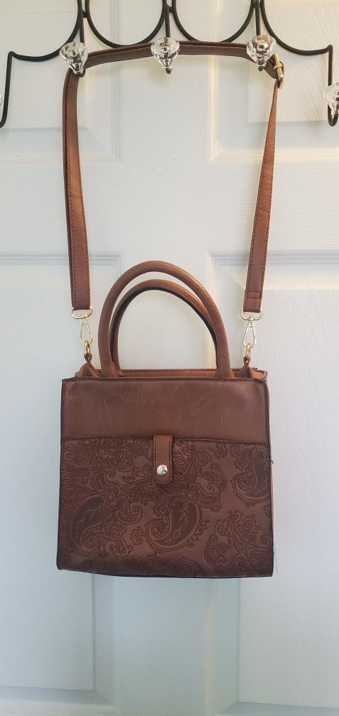 Brown Leather Cross Body