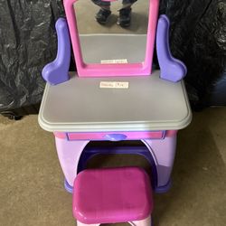 Child’s Vanity With Stool