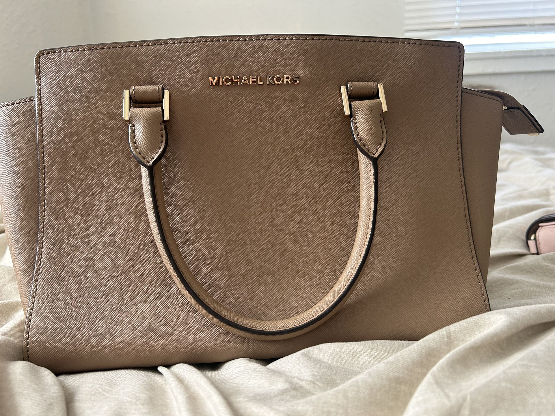 Tan Michael Kors Purse 