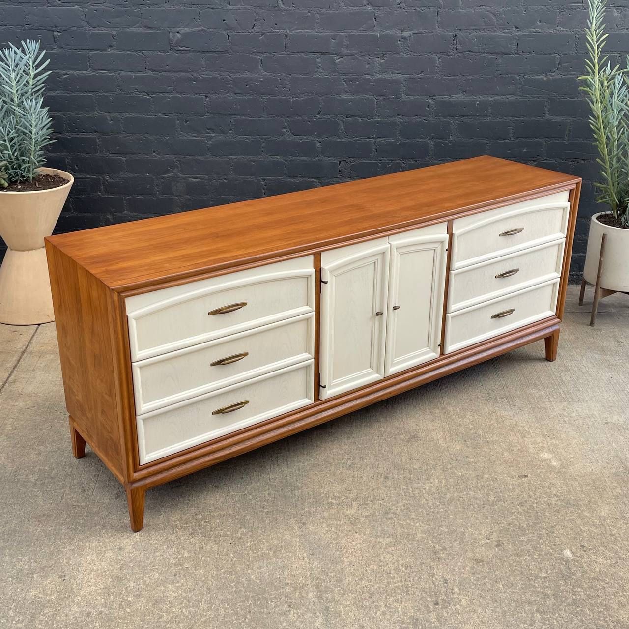 Mid-Century Modern Walnut Two-Tone Dresser by Thomasville, c.1960’s - Delivery Available