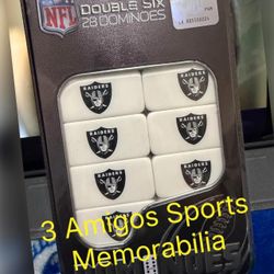 LAS VEGAS RAIDERS DOMINOES
