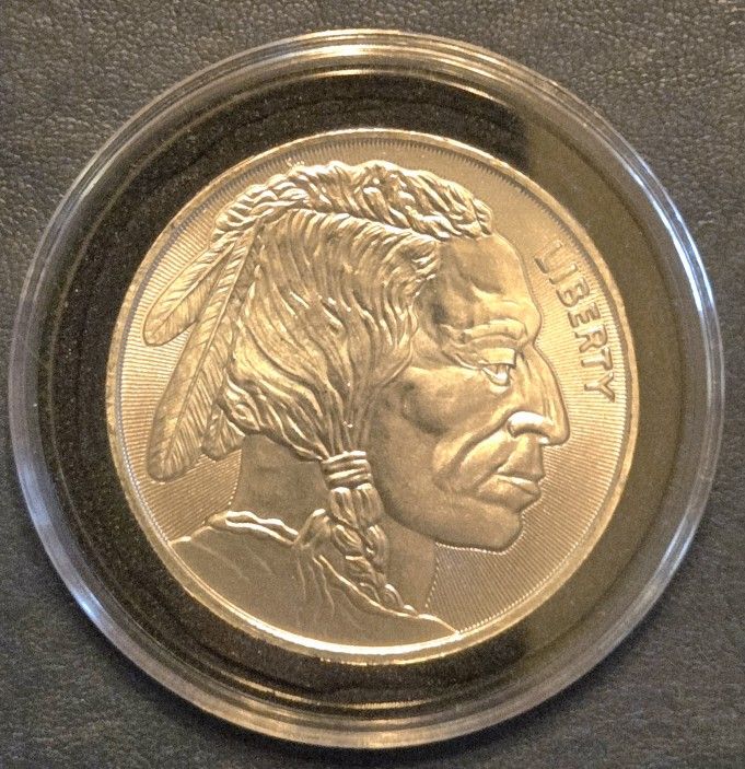 Two (2) One Ounce Buffalo Rounds