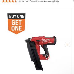 Brand New Milwaukee Nailer 21 Degree 