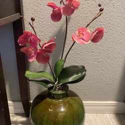 Orchid Ceramic  Tall Decor 