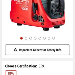 Predator  1400 $200